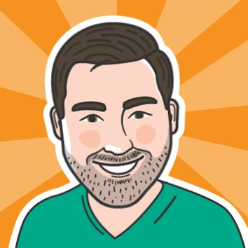 Illustrated portrait of Josh Gilson